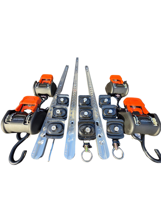 Truck bed tie down system