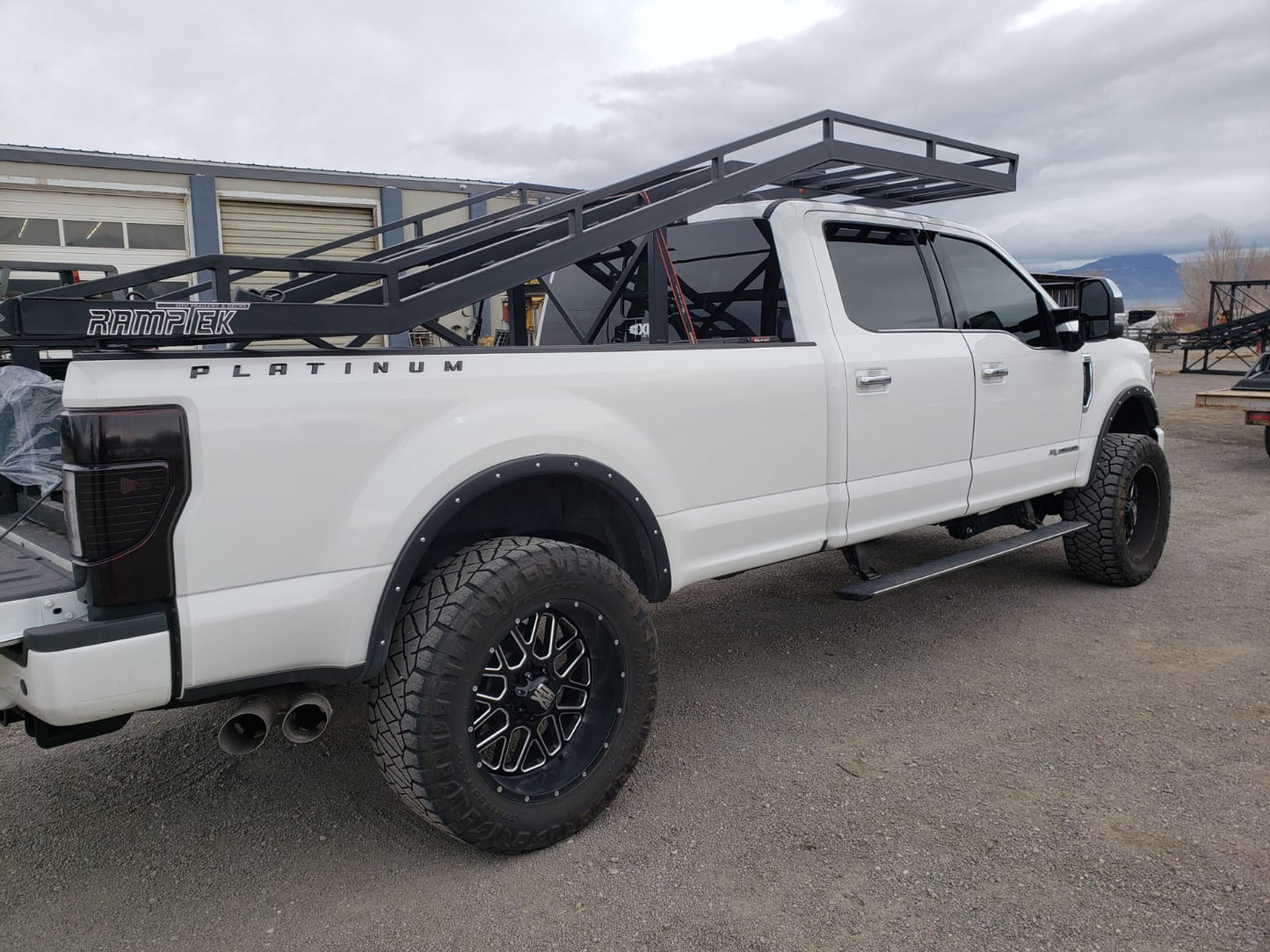 Rental 2/4 seat long bed truck deck. Fits all 8' bed length trucks (All truck makes)