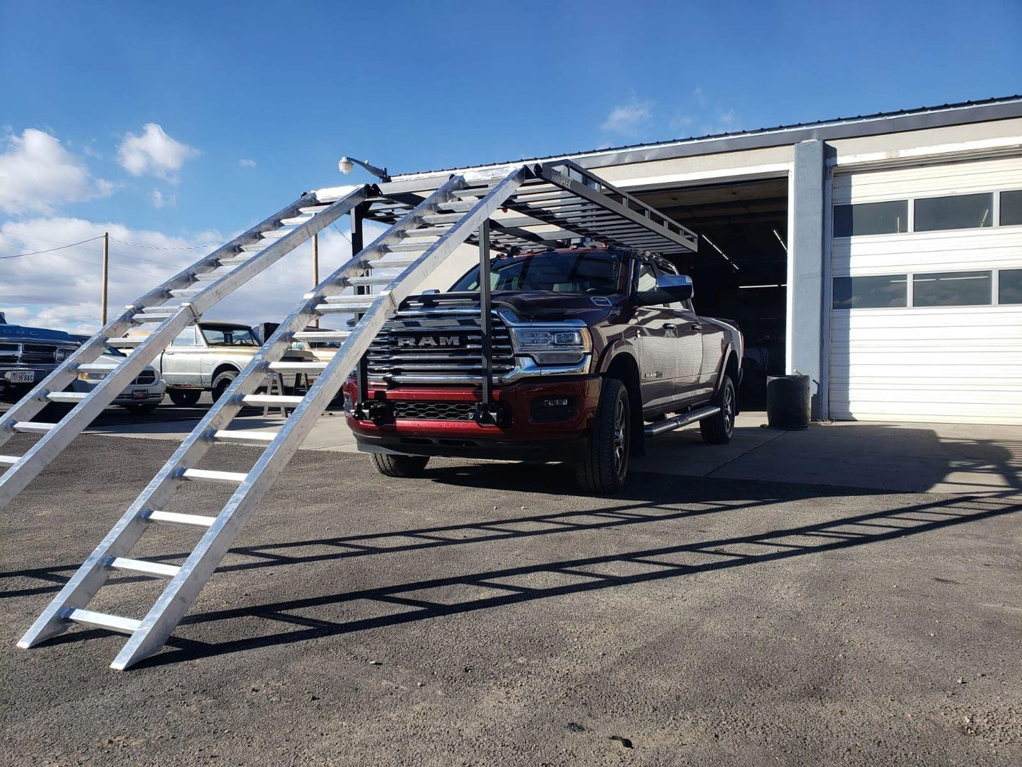 Over the top UTV truck rack