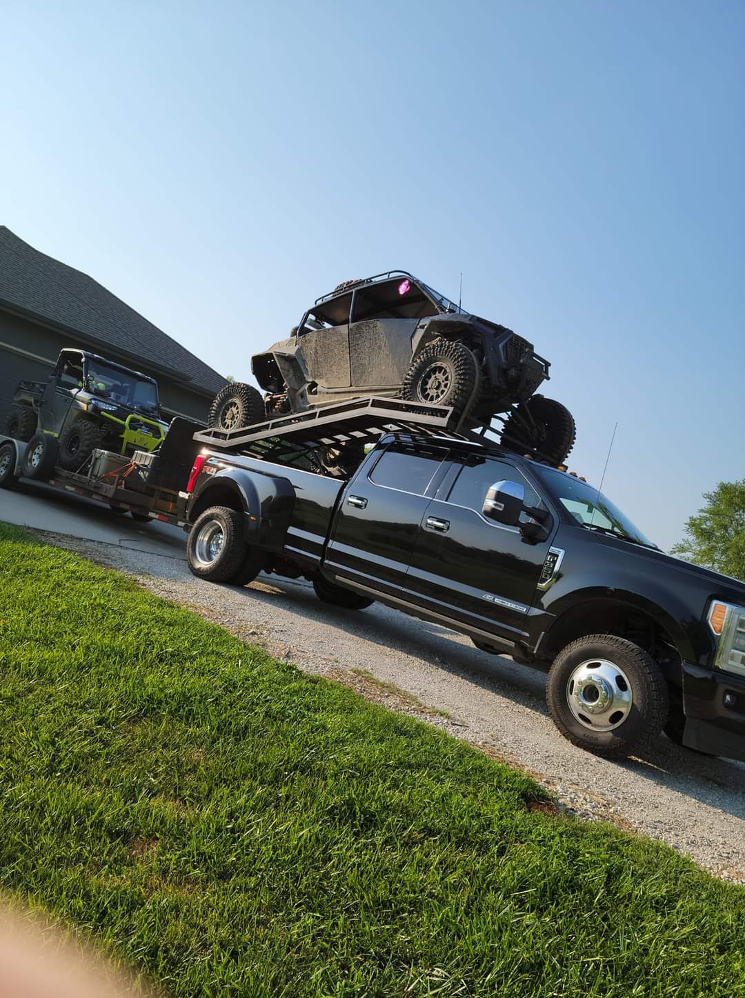 Rental 2/4 seat long bed truck deck. Fits all 8' bed length trucks (All truck makes)