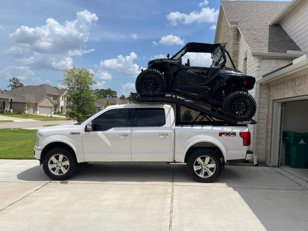 2 seat short bed UTV deck 5'5" to 5'8" bed length (All truck makes)