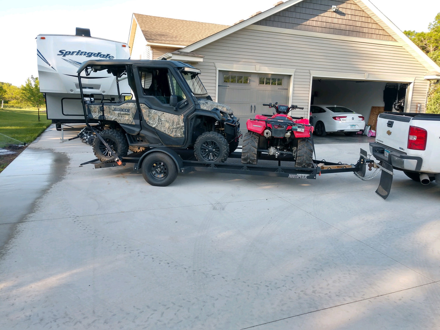 Ramptek 14' trailer