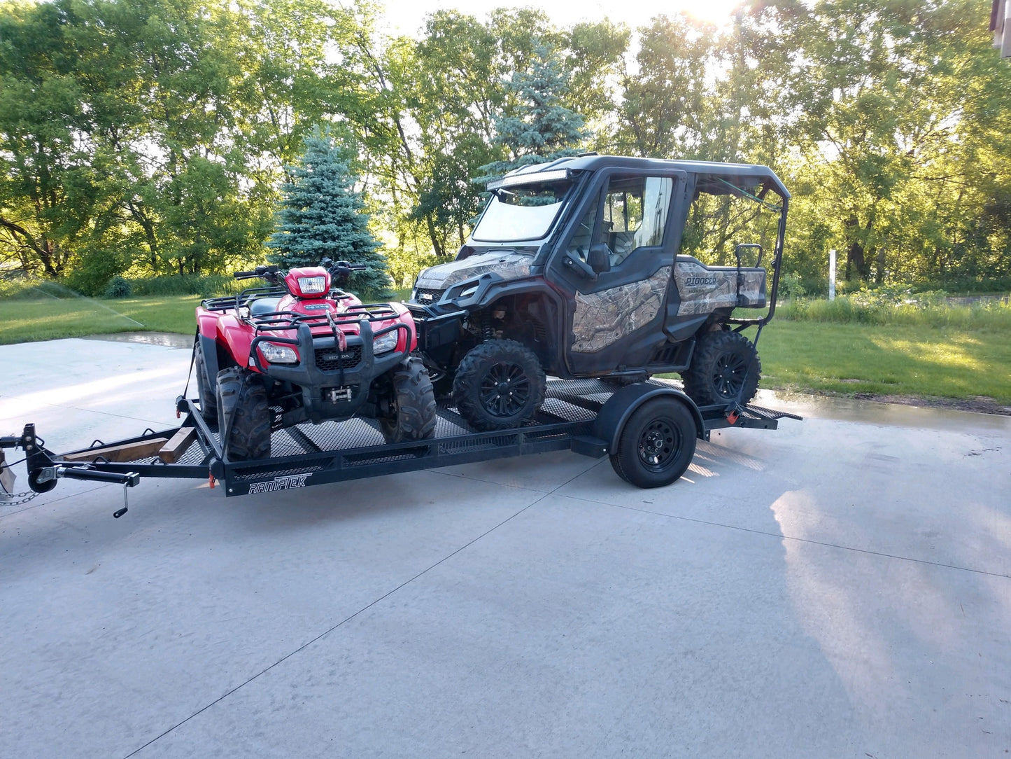 Ramptek 14' trailer