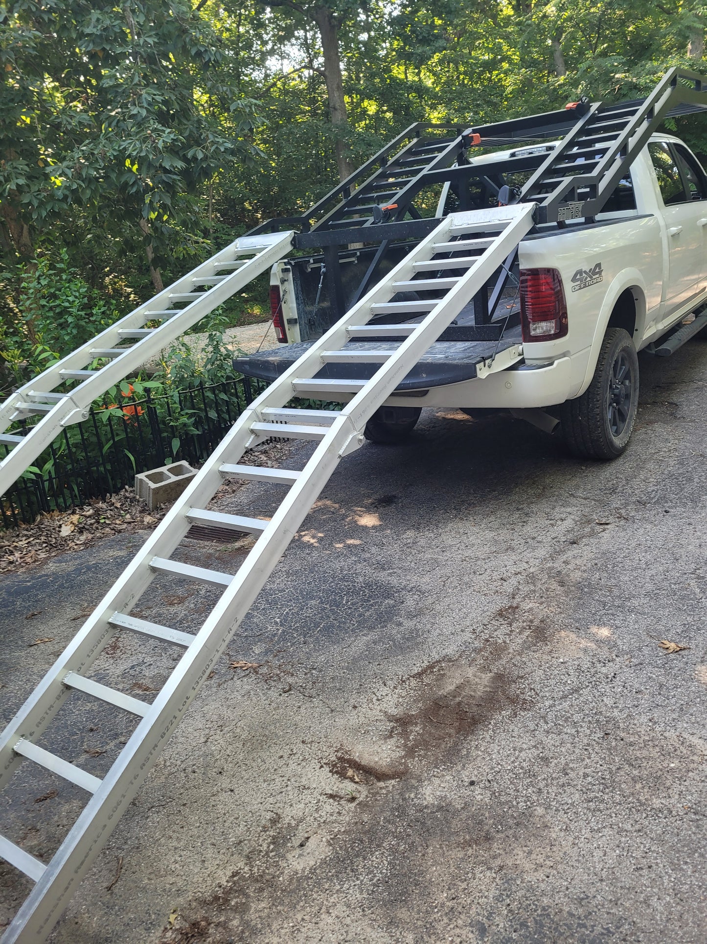 Ramptek 12' aluminum bi-fold UTV ramps