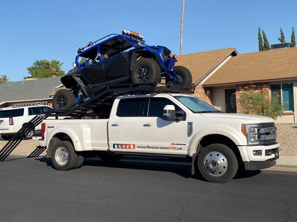 Rental 2/4 seat long bed truck deck. Fits all 8' bed length trucks (All truck makes)