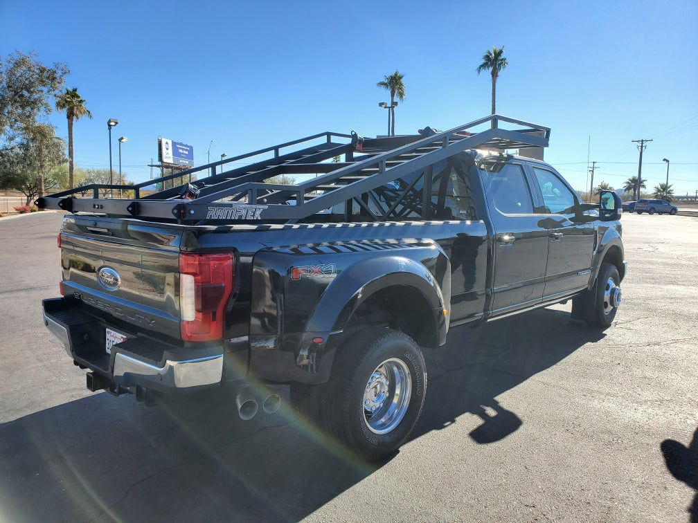 Rental 2/4 seat long bed truck deck. Fits all 8' bed length trucks (All truck makes)