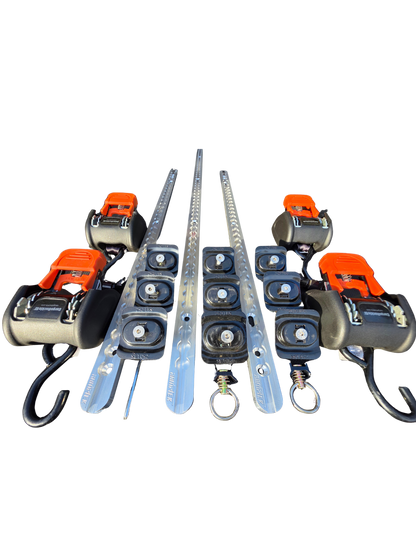 Truck bed tie down system