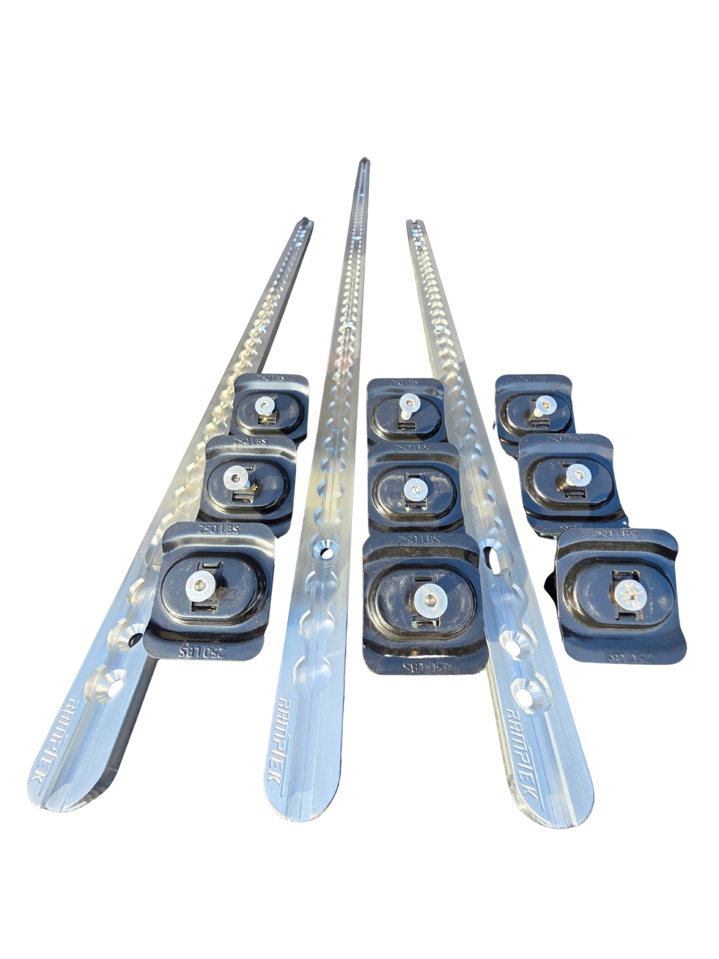 Truck bed tie down system