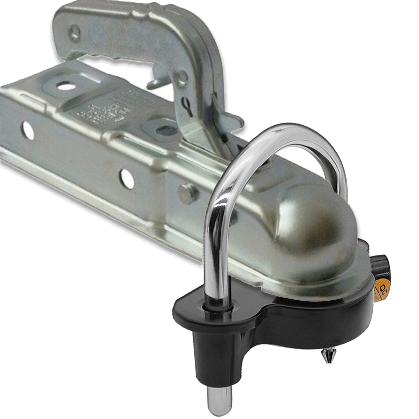 Trailer Coupler Hitch Lock Trailer Parts Universal Tow Ball Safe Security Anti-Theft Lock Trailer Accessories