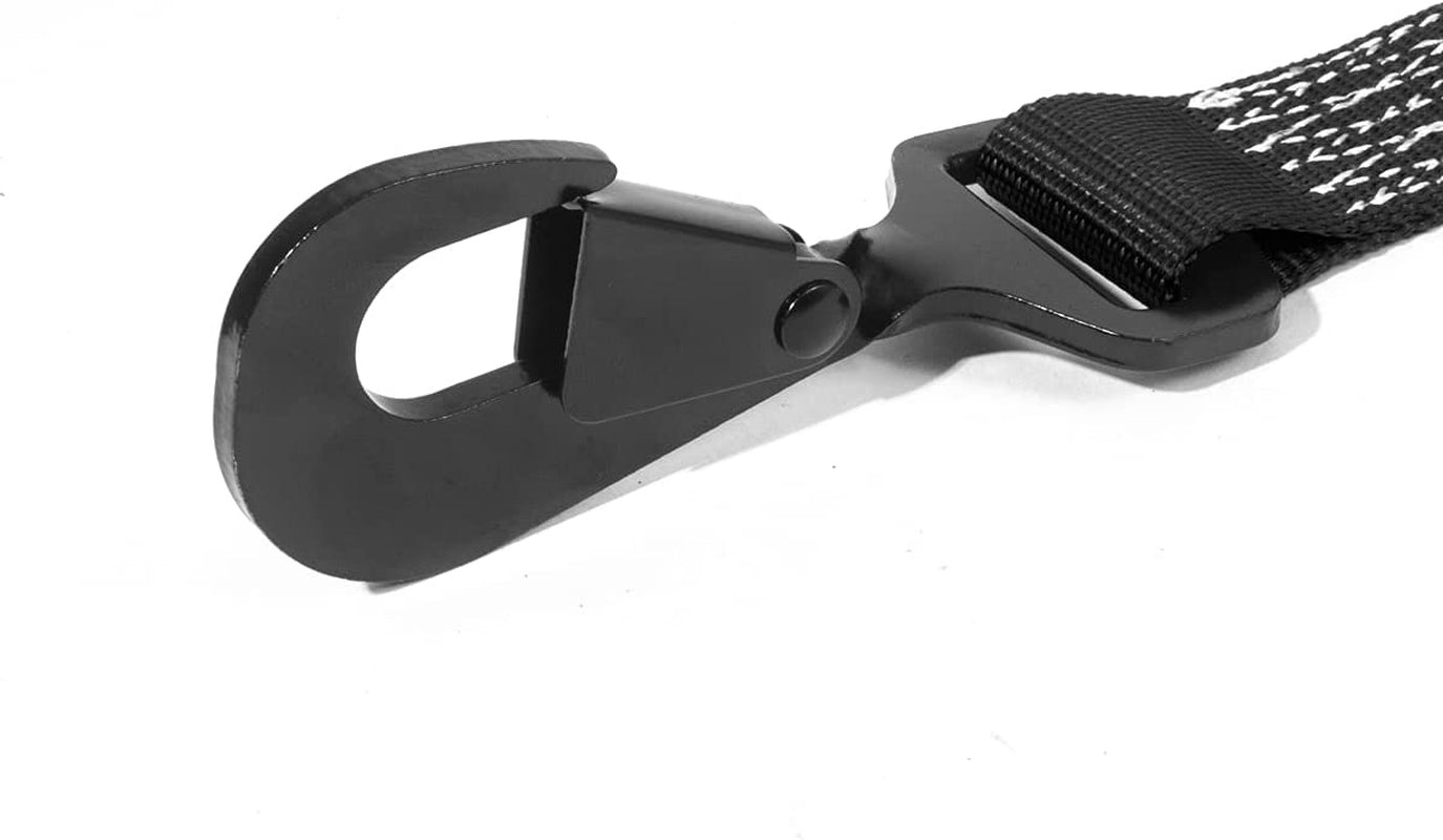 Speedstrap 10,000 MRC Heavy Duty Off-Road Adjustable Universal Utv/Suv/Truck 2" Black Tire Bonnet Tie-Down Kit for 28"-40" Tires