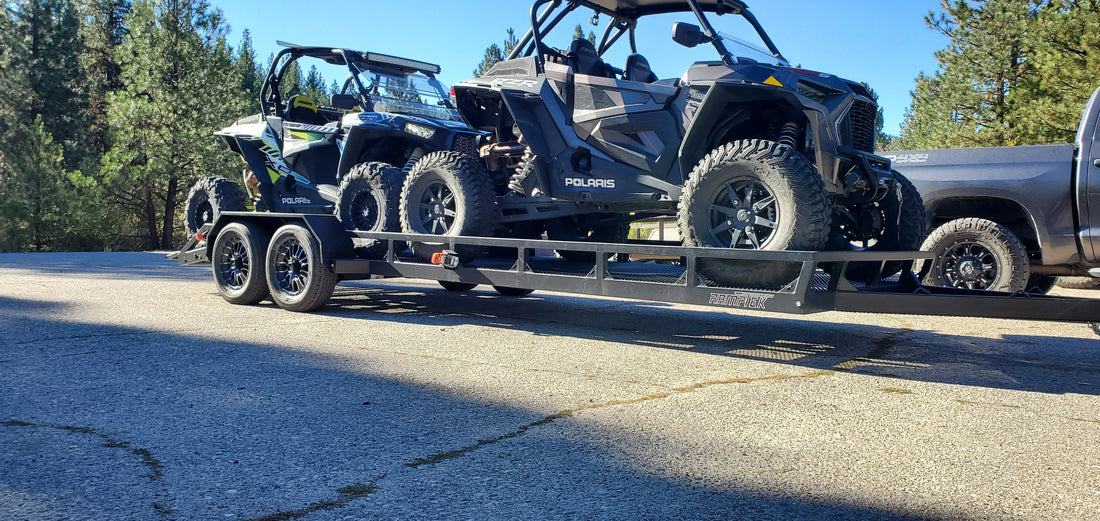 Ramptek UTV trailers and truck bed decks