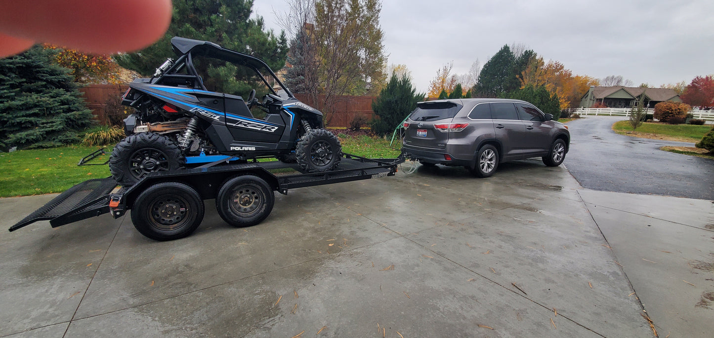 Rental ramptek 14' trailer