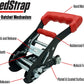 Speedstrap 10,000 MRC Heavy Duty Off-Road Adjustable Universal Utv/Suv/Truck 2" Black Tire Bonnet Tie-Down Kit for 28"-40" Tires