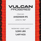 VULCAN Axle Tie down Combo Strap with Snap Hook Ratchet - 2 Inch X 114 Inch - 4 Pack - Proseries - 3,300 Pound Safe Working Load