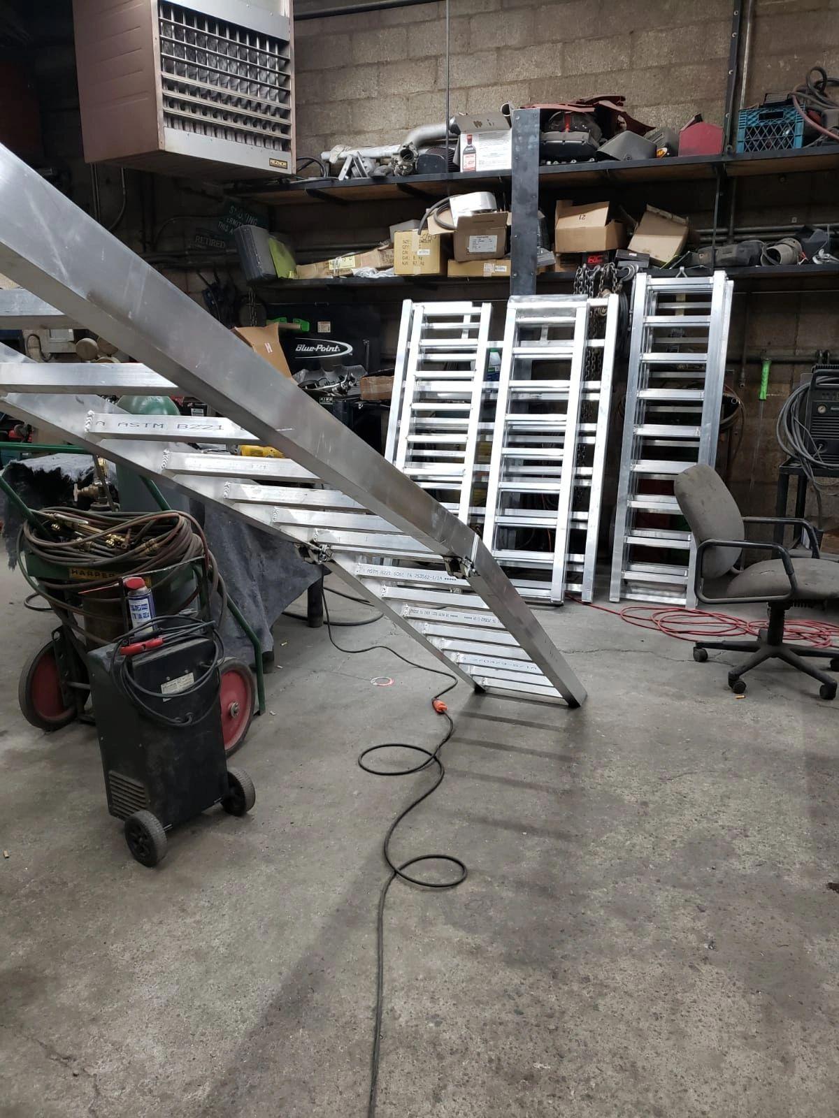 14' aluminum bi-fold UTV ramps