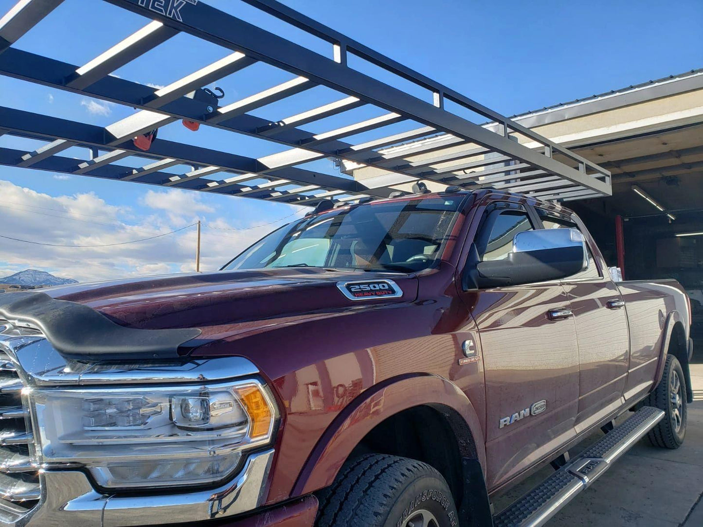 Over the top UTV truck rack