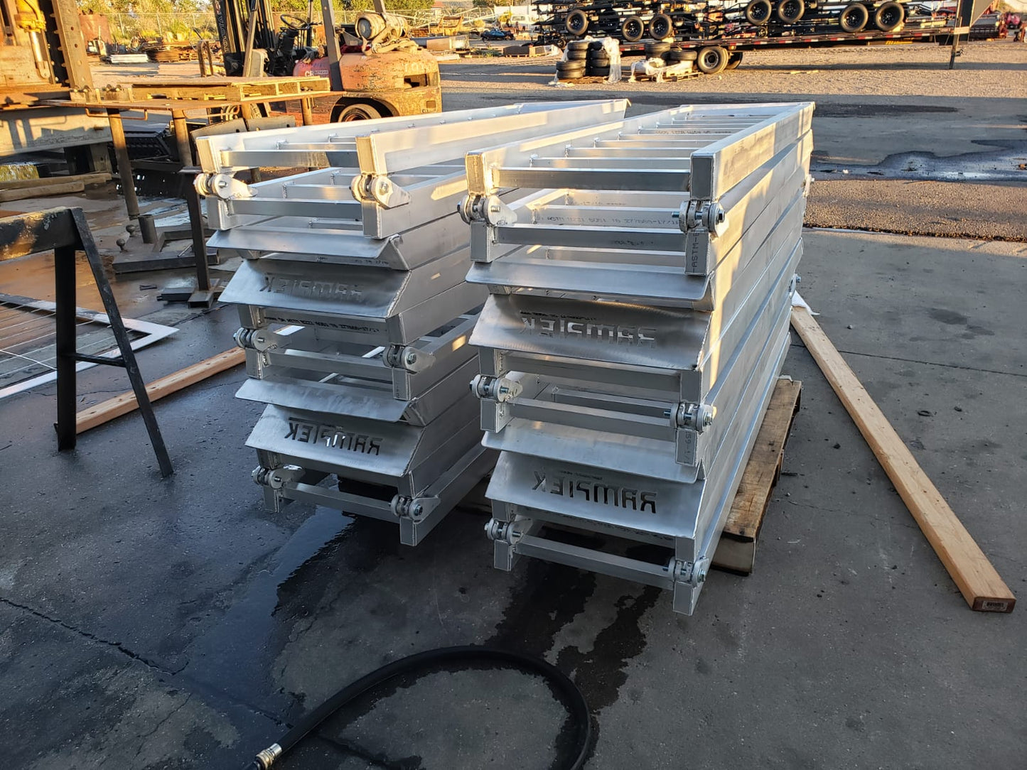 14' aluminum bi-fold UTV ramps