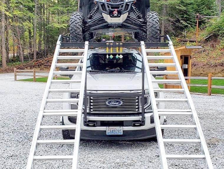14' aluminum bi-fold UTV ramps