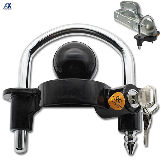 Trailer Coupler Hitch Lock Trailer Parts Universal Tow Ball Safe Security Anti-Theft Lock Trailer Accessories