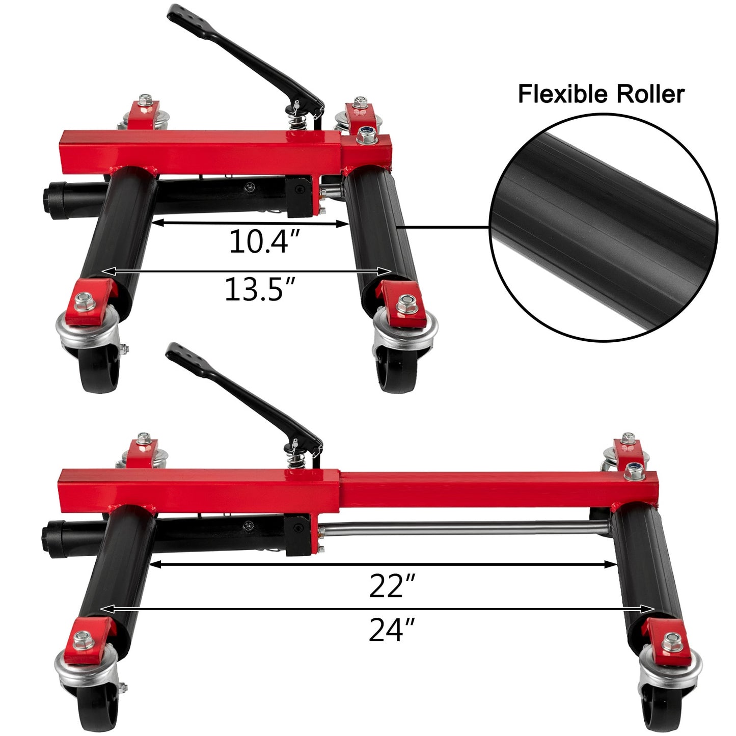Wheel Dolly Hydraulic Car Dolly Tire Skate 1500LBS/680KG Jacks With Rotating Wheel for Vehicle SUV Car Auto Repair Moving